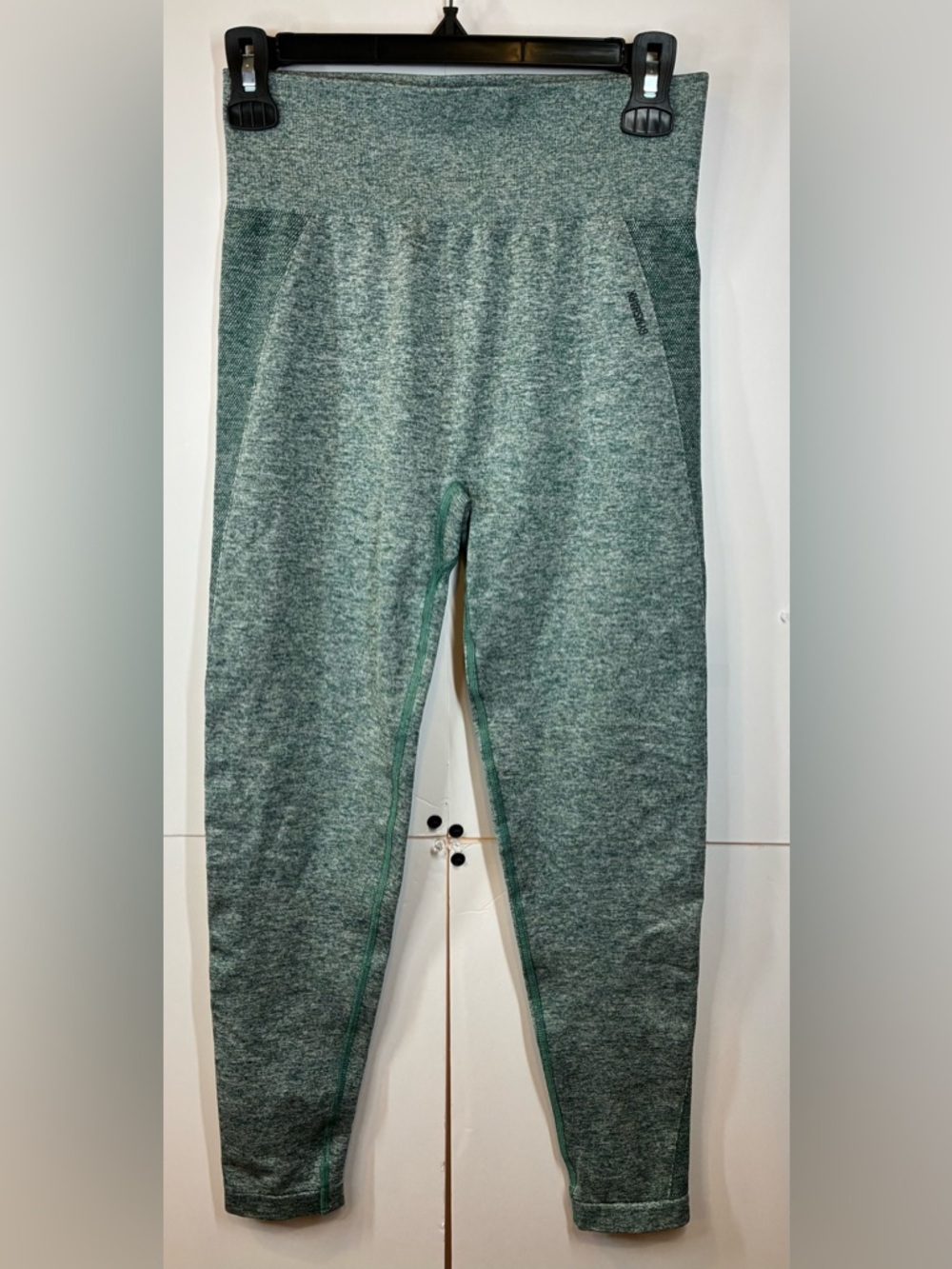 Gymshark Flex High Waisted Seamless Leggings Green Marl Sculpt Women’s Large